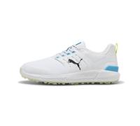 Puma Mens Ignite Elevate 2 Tour, Puma White-Apple Spritz-Speed Blue, 11.5