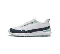 PUMA Men's Ignite Elevate X Golf Shoes, Puma White-deep Navy-Modern Mint, 9.5 UK