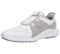 PUMA Men's Ignite Fasten8 Disc Golf Shoes, White Silver-high Ri, 10.5 UK