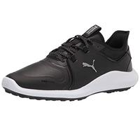 PUMA Men's Ignite Fasten8 Pro Golf Shoe, Black Silver Black, 9 UK