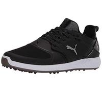PUMA Men's Ignite Pwradapt Caged Golf Shoes, Black Silver Black, 7 UK