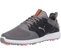 PUMA Men's Ignite Pwradapt Caged Golf Shoes, Quiet Shade Bronze Black, 8 UK