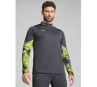 Puma Mens Individual Cup 1/4 Zip-Top - Grey, Grey, Size M, Men Grey