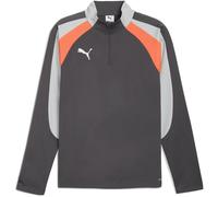 Puma Mens Individualliga Quarter Zip Drill Top in Shadow Gray - Grey - Size Medium
