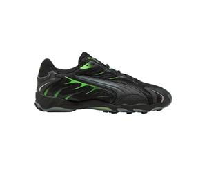 PUMA Men's Inhale Shoes Sneaker, Puma Black/Green Glare, 10.5