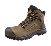 PUMA Mens Iron HD Brown Mid Heavy Duty Oiled Leather Composite Work Safety Boots