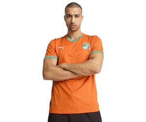 PUMA Mens Ivory Coast Home Shirt 2025 Adults Orange/Jade M