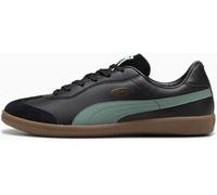 PUMA Men's King 21 Indoor Training Sneaker, Black/Eucalyptus, 10
