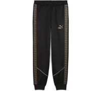 Puma Mens King Anthem Performance Tracksuit Bottoms in Black/Gold - Size Large