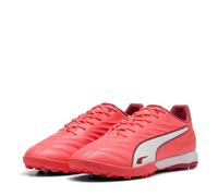 Puma Mens King Pro Tt Astro Turf Football Boots in Glowing Red-P - Size UK 8