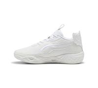 PUMA Mens Lamelo Ball MB.04 Lo Ice White Athletic Basketball Shoes, Puma White Sun Struck, 10 UK