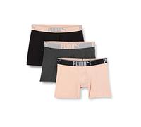 Puma Men's Lifestyle Sueded Cotton Boxers (3 Pack) Shorts, Rose Water, M (Pack of 3)