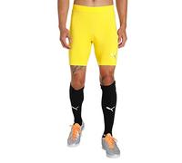 PUMA Men'S Liga Baselayer Short Tight Functional Underwear, Cyber Yellow, Large