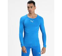 PUMA Men's Liga Baselayer Tee Long Sleeve Functional Underwear, Electric Blue Lemonade, M UK