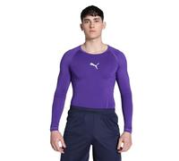Puma Men's Liga Baselayer Tee Long Sleeve Functional Underwear, Prism Violet, Medium, Manufacturer size(48/50)