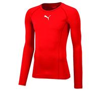 PUMA Men's Liga Baselayer Tee Long Sleeve Functional Underwear, Red, L UK