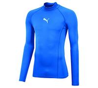 PUMA Men'S Liga Baselayer Tee Long Sleeve Warm Functional Underwear, Electric Blue Lemonade, Medium