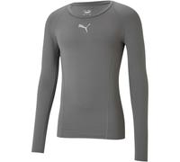 Puma Mens Liga Baselayer Tee Ls T-Shirt in Smoked Pearl - Grey - Size X-Large