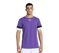 Puma Men's teamRISE SS Shirt Prism Violet/Puma Black/Puma White L 704932