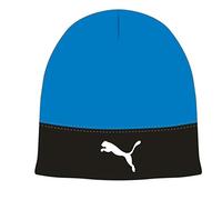 PUMA Mens Liga Beanie Hat, Electric Blue Lemonade-Puma Black
