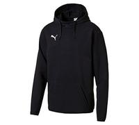 PUMA Men's Liga Casuals Hoody Sweatshirt, Black, XL UK