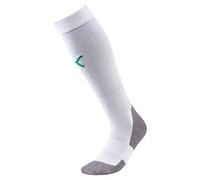 PUMA Men's Liga Core Football Socks, White/Pepper Green, 3 UK
