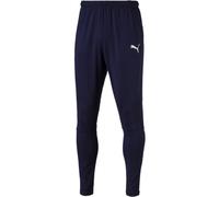 Puma Mens Liga Training Pants Pro Performance Tracksuit Bottoms in Peacoat/White - Blue - Size Small