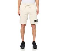 PUMA Men's Logo Fleece 10" Shorts (Available in Big & Tall), Alpine Snow Ss25, XX-Large