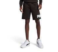 PUMA Men's Logo Fleece 10" Shorts (Available in Big & Tall) Black Ss25, X-Large