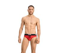Puma Men's Logo Men's Swimming Brief Swim Briefs Not Applicable, Red, X-Large