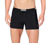 PUMA Men's Logo Swim Trunk (1 Pack), Black, XL