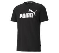 PUMA Men's Logo Tee, Puma Black, XS UK