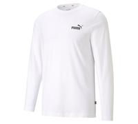 Puma Men's Long Sleeve Shirt - ESS Longsleeve Tee, Round Neck, Cotton