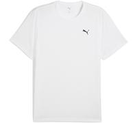 Puma Mens M Tad Essentials Solid Cat Tee (Lc S T Shirt in White - Size Small