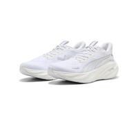 Puma Mens Magnify Nitro 3 Running Shoes, Puma White/Warm White, 7.5