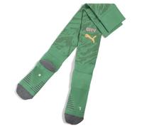PUMA Mens Manchester City 25/26 Goalkeeper Socks Green Size UK 9-11