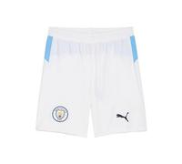 PUMA Manchester City FC Men's Shorts 25/26, White (White x Team Light Blue), XL