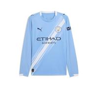 PUMA Mens Manchester City 25/26 Long Sleeve Home Jersey Blue Size S