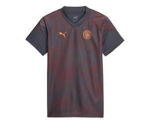 Puma Mens Manchester City FC Training Jersey - Grey - L - Grey - 100% Recycled Polyester