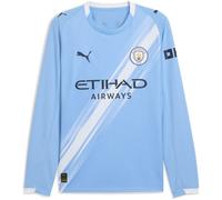 Puma Mens Manchester City Football Club H Long Sleeve Jersey Domestic Shirt