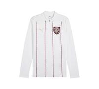 PUMA Mens Manchester City Pre Match Quarter Zip Drill Top White/Jasper S