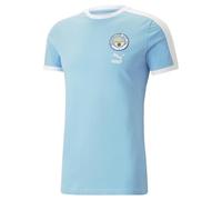 Puma Mens Manchester City T7 T Shirt Light Blue S