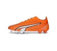 PUMA Men's Match Fg/Ag Soccer Shoe, Ultra Orange White Blue Glimmer, 11 UK