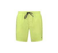 PUMA Men's Medium Length Swimming Trunks € Visible Drawstring Shorts, Fast Yellow, S