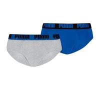 PUMA Men's Everyday Brief, Blue/Grey Melange, M (Pack of 2)
