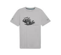PUMA Men's Mercedes Amg Pertronas Essentials Car Graphic Tee, Team Silver, Medium