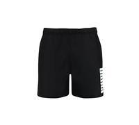 PUMA Men's Mid Length Swim Trunks, Black, L