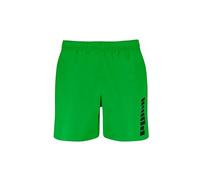 PUMA Men's Mid Length Swim Trunks, Green, L