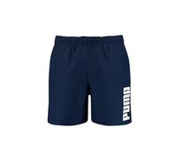 PUMA Men's Mid Length Swim Trunks, Navy, S