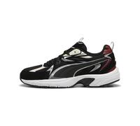 PUMA Men's Milenio Tech Shoes, Black-Intense Red-Alpine Snow, 9, 8 UK